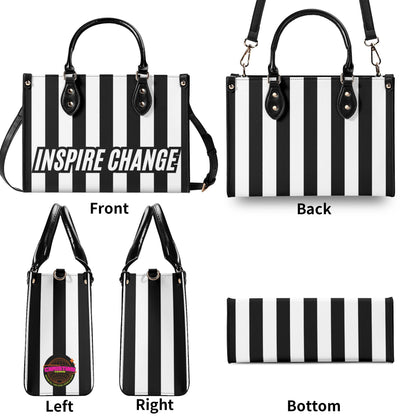 INSPIRE CHANGE • THE LEATHER TOTE