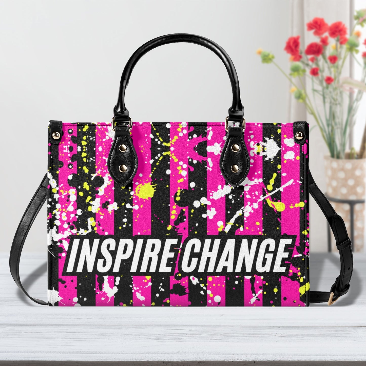 INSPIRE CHANGE • THE LEATHER TOTE