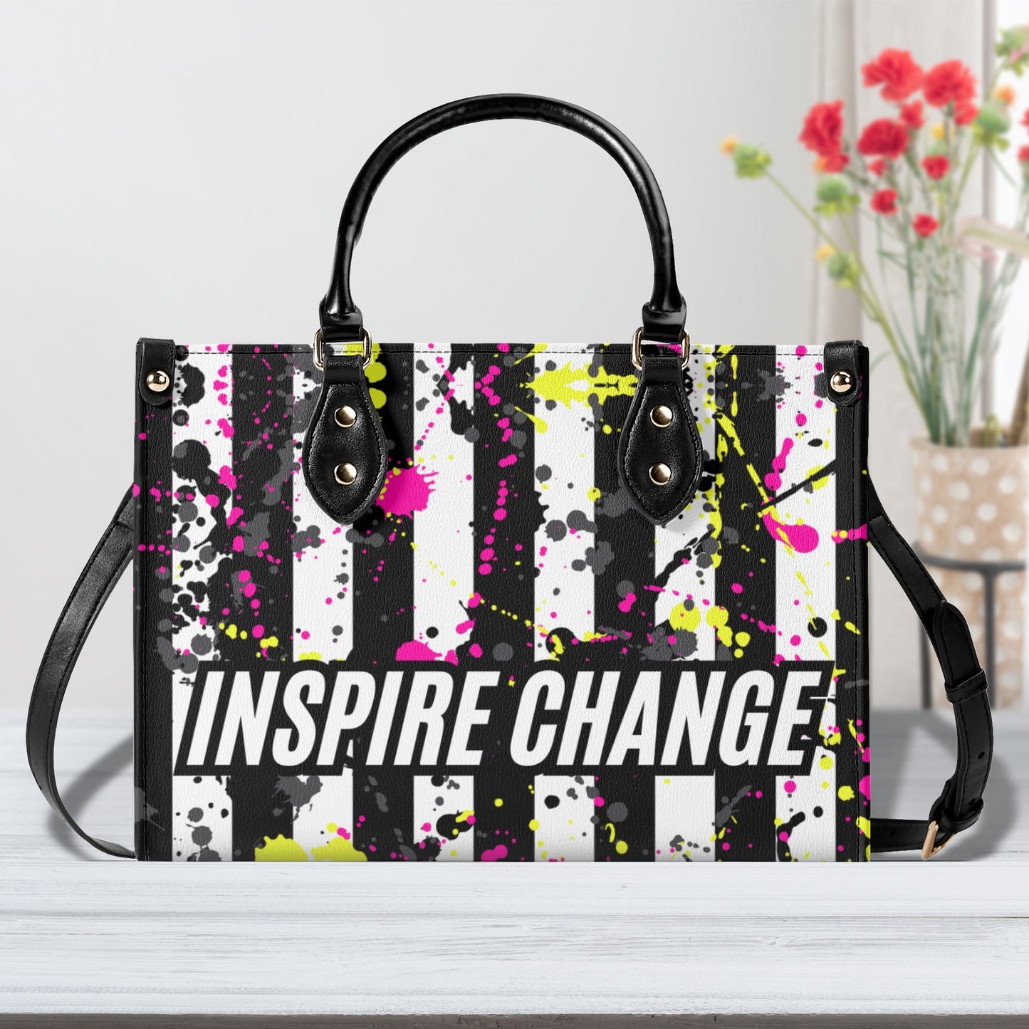 INSPIRE CHANGE • THE LEATHER TOTE