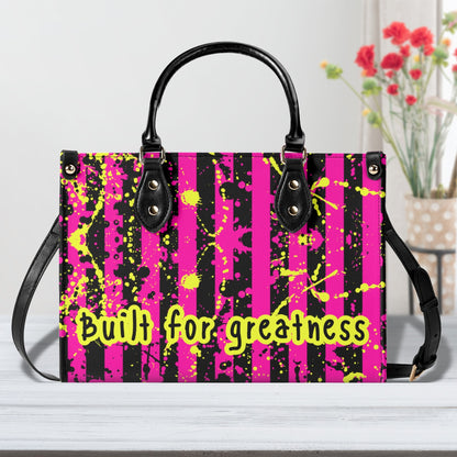 BUILT FOR GREATNESS • THE LEATHER TOTE