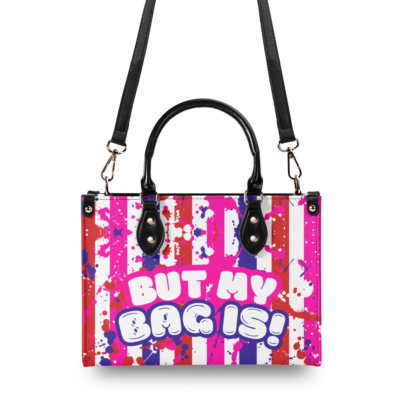 RACISM AINT CUTE, BUT MY BAG IS • THE LEATHER TOTE