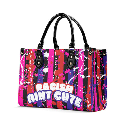 RACISM AINT CUTE, BUT MY BAG IS • THE LEATHER TOTE