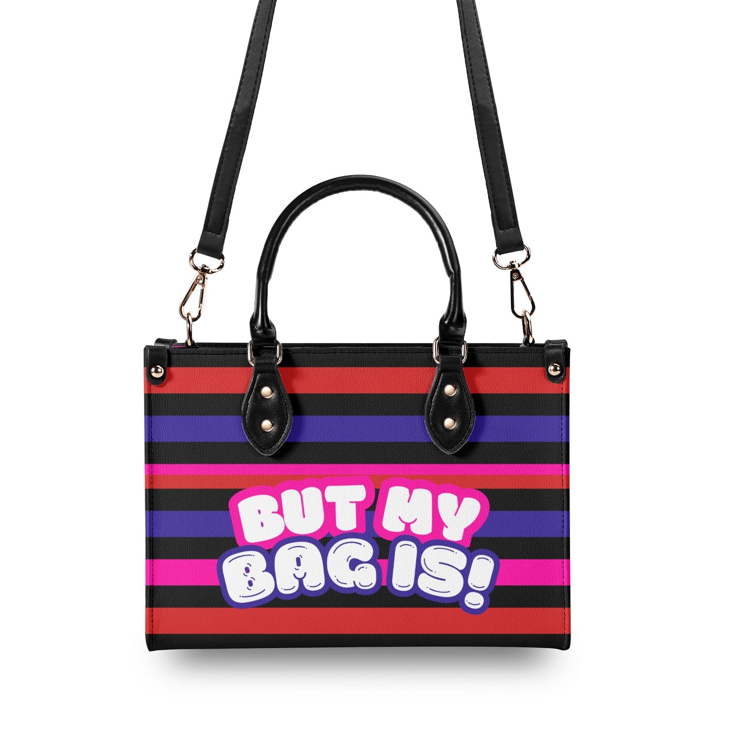 RACISM AINT CUTE, BUT MY BAG IS • THE LEATHER TOTE