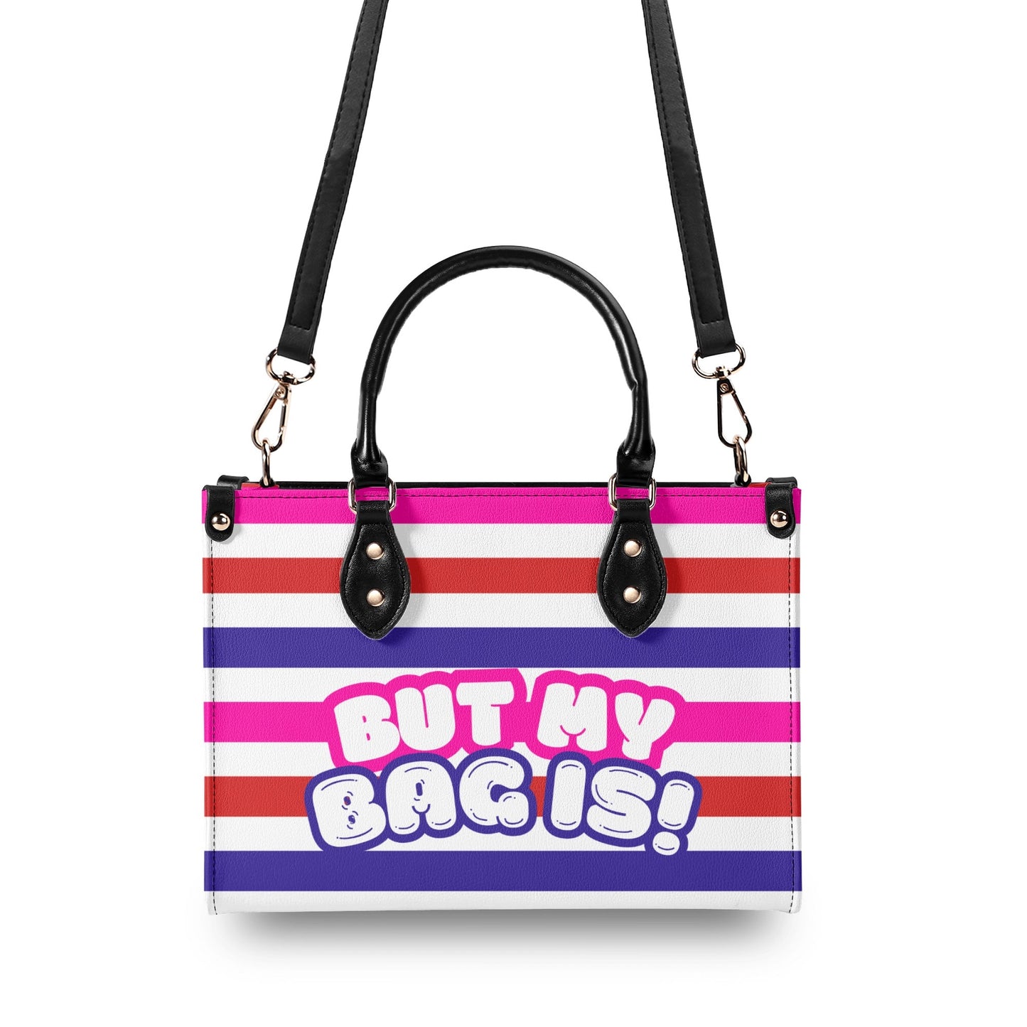 RACISM AINT CUTE, BUT MY BAG IS • THE LEATHER TOTE