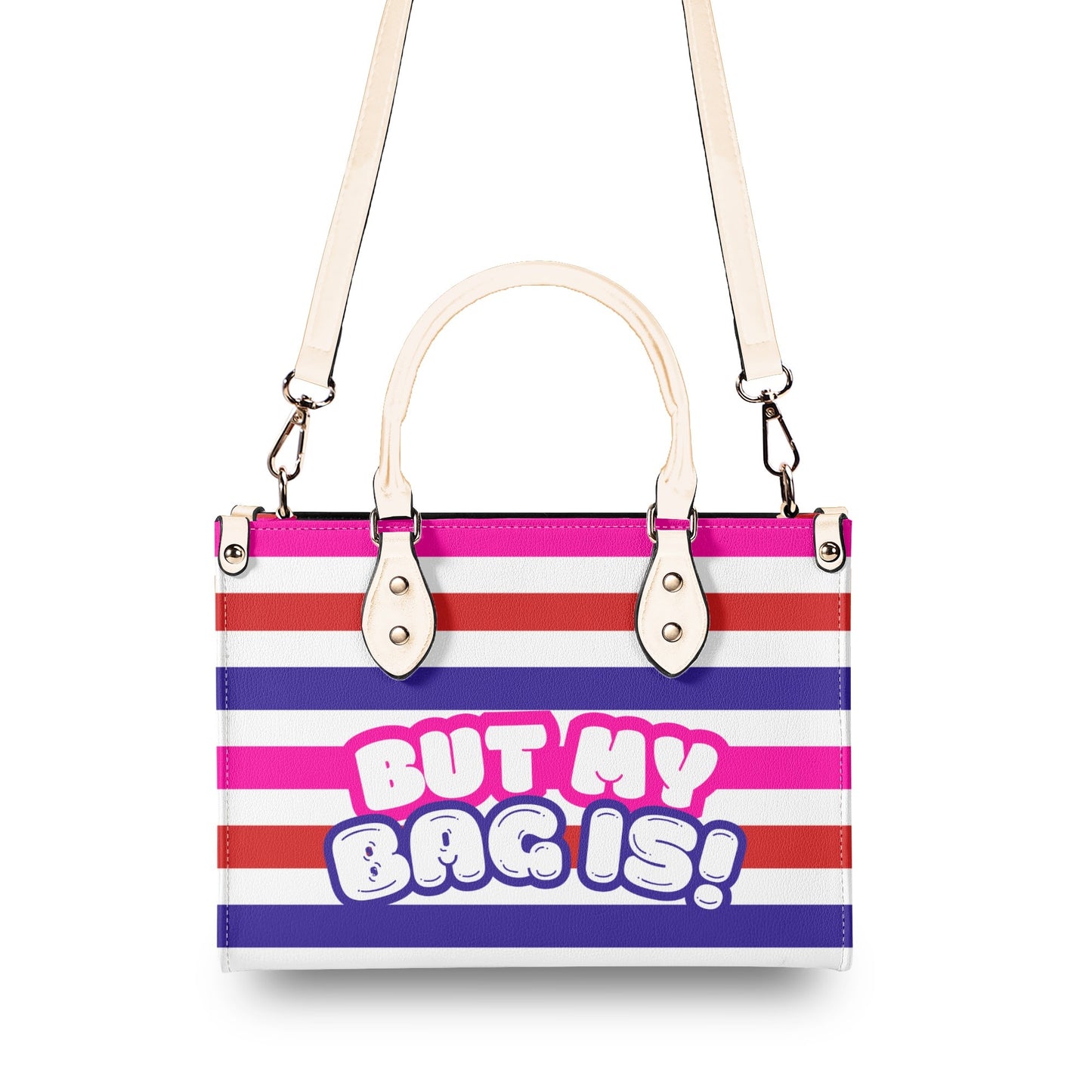 RACISM AINT CUTE, BUT MY BAG IS • THE LEATHER TOTE