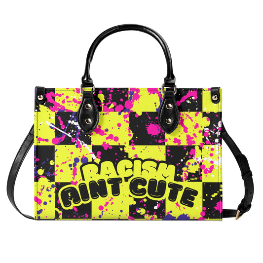 RACISM AINT CUTE, BUT MY BAG IS • THE LEATHER TOTE