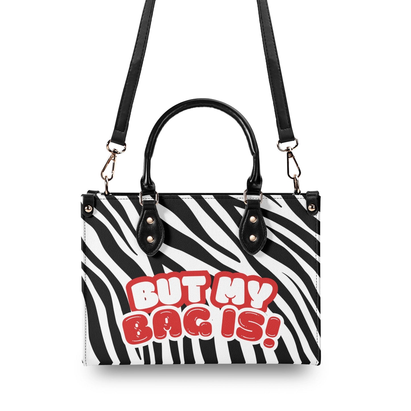 RACISM AINT CUTE, BUT MY BAG IS • THE LEATHER TOTE