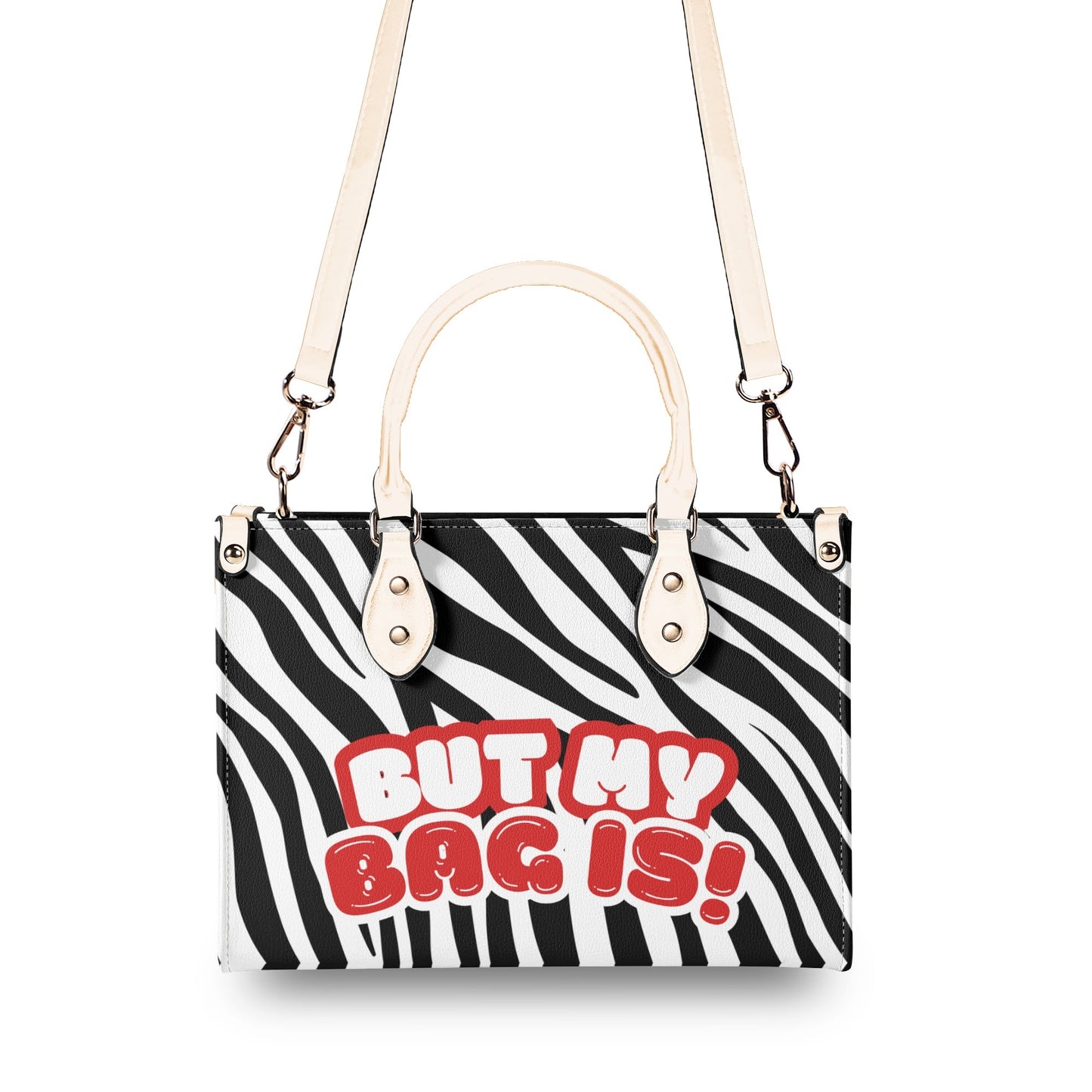 RACISM AINT CUTE, BUT MY BAG IS • THE LEATHER TOTE