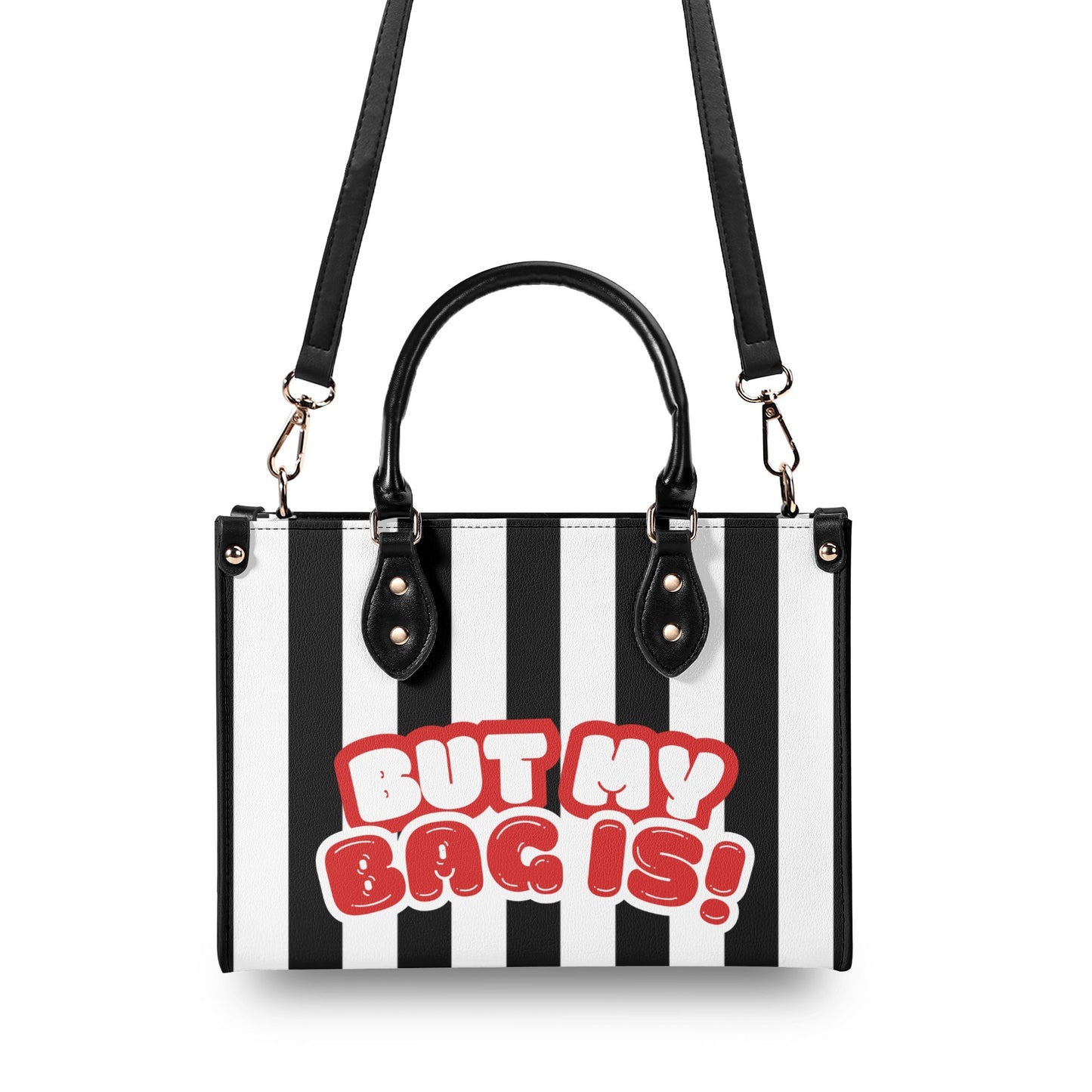 RACISM AINT CUTE, BUT MY BAG IS • THE LEATHER TOTE