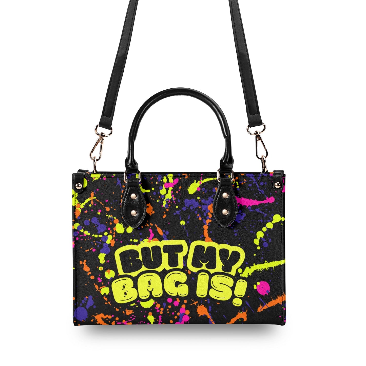 RACISM AINT CUTE, BUT MY BAG IS • THE LEATHER TOTE