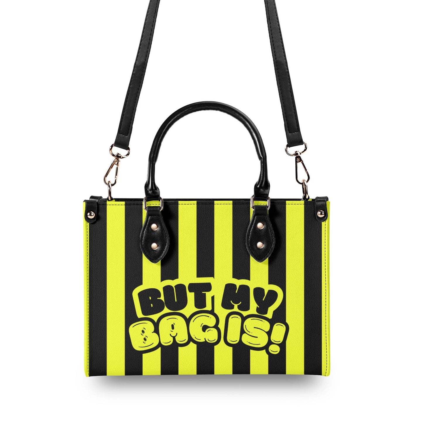 RACISM AINT CUTE, BUT MY BAG IS • THE LEATHER TOTE