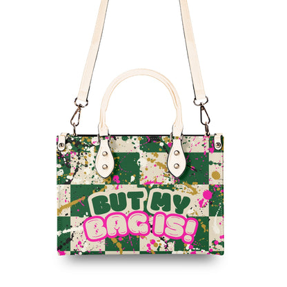 RACISM AINT CUTE, BUT MY BAG IS • THE LEATHER TOTE