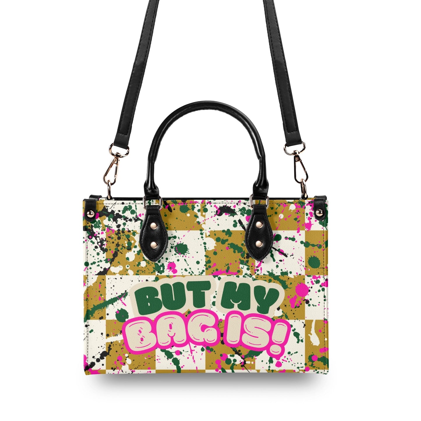 RACISM AINT CUTE, BUT MY BAG IS • THE LEATHER TOTE