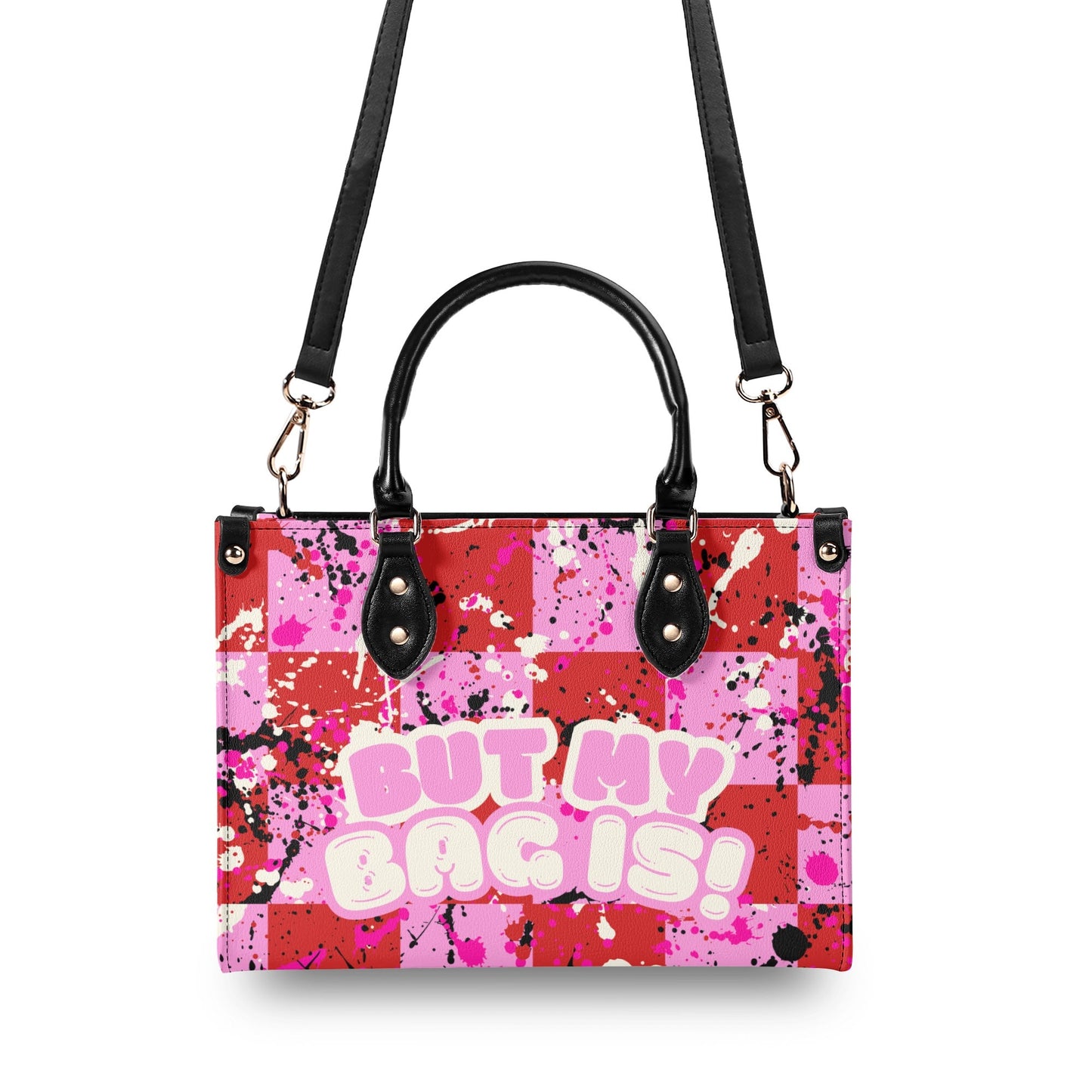 RACISM AINT CUTE, BUT MY BAG IS • THE LEATHER TOTE