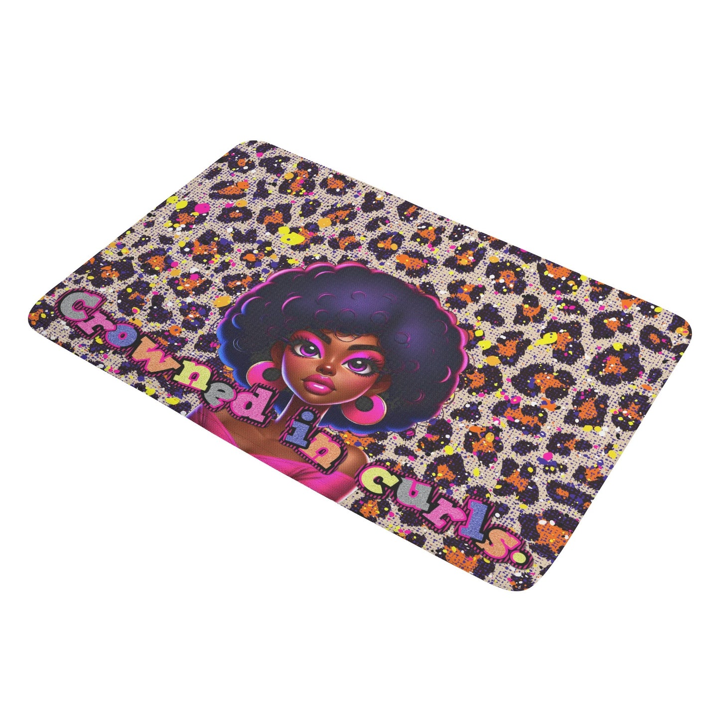 CROWNED IN CURLS • THE DOOR MAT