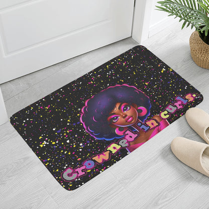 CROWNED IN CURLS • THE DOOR MAT