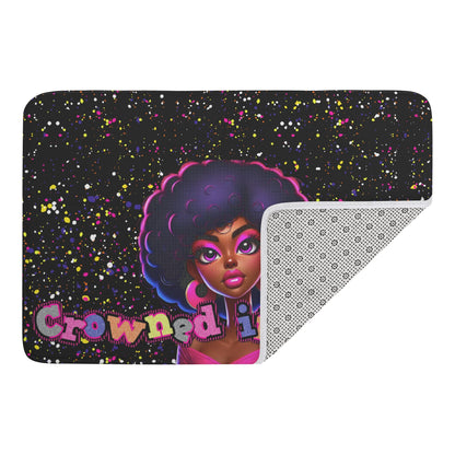 CROWNED IN CURLS • THE DOOR MAT