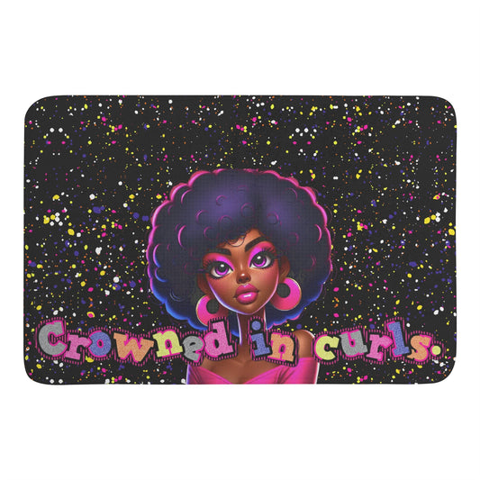 CROWNED IN CURLS • THE DOOR MAT