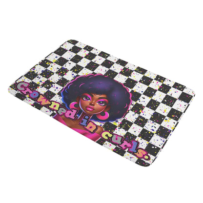 CROWNED IN CURLS • THE DOOR MAT