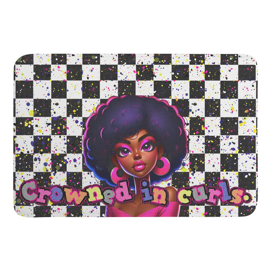 CROWNED IN CURLS • THE DOOR MAT