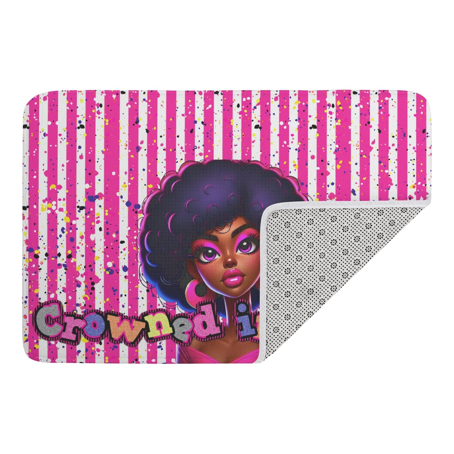 CROWNED IN CURLS • THE DOOR MAT