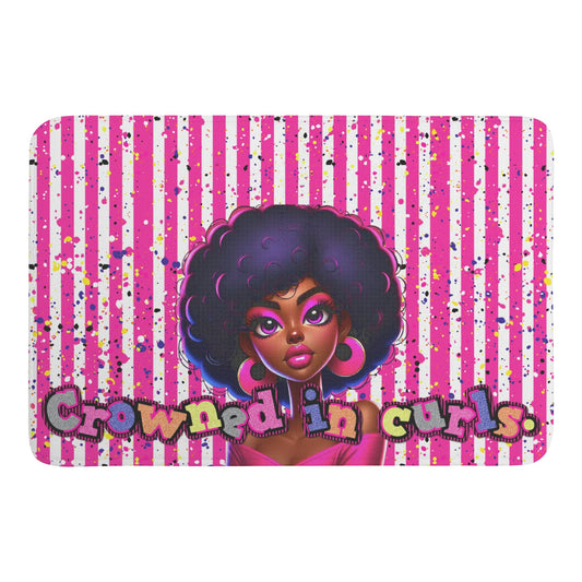 CROWNED IN CURLS • THE DOOR MAT