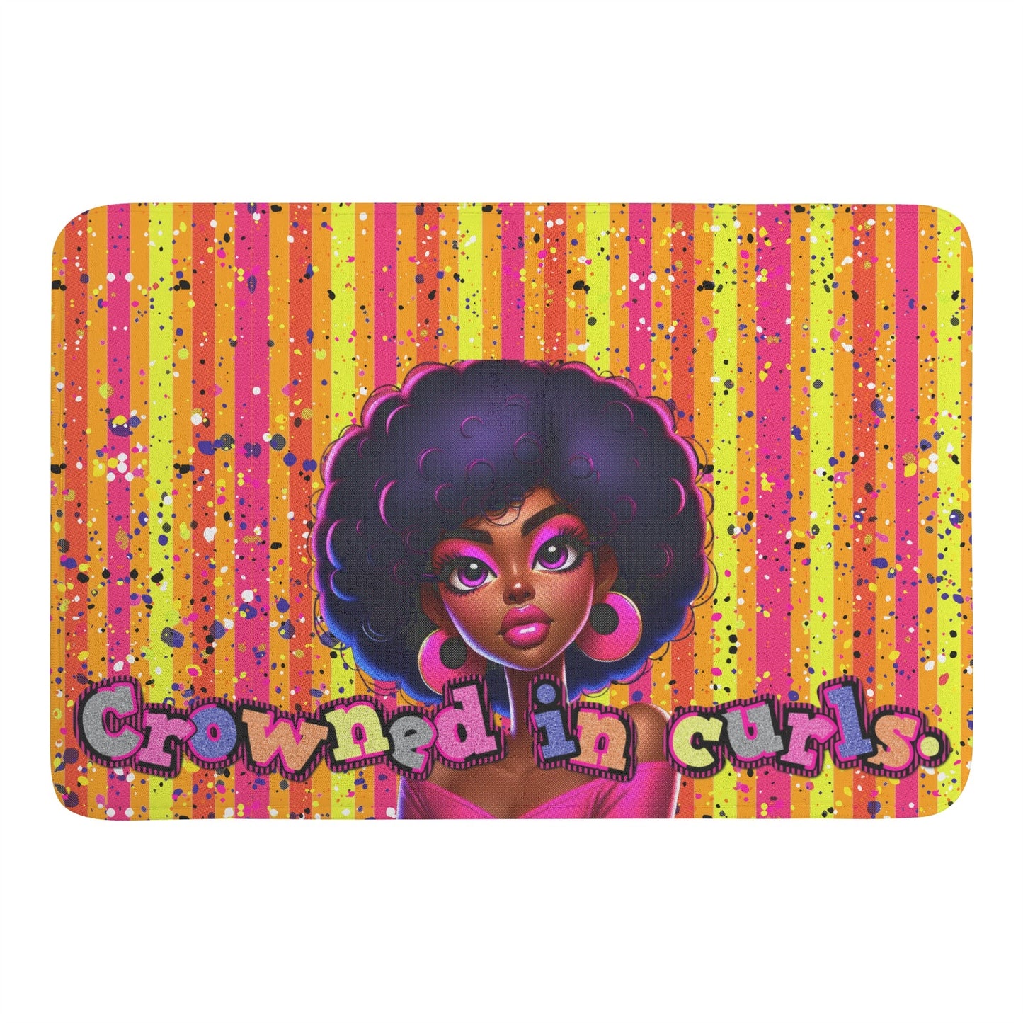 CROWNED IN CURLS • THE DOOR MAT