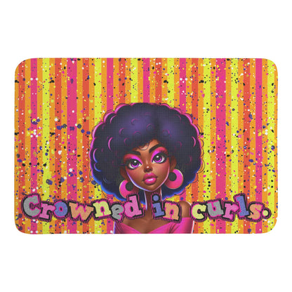 CROWNED IN CURLS • THE DOOR MAT