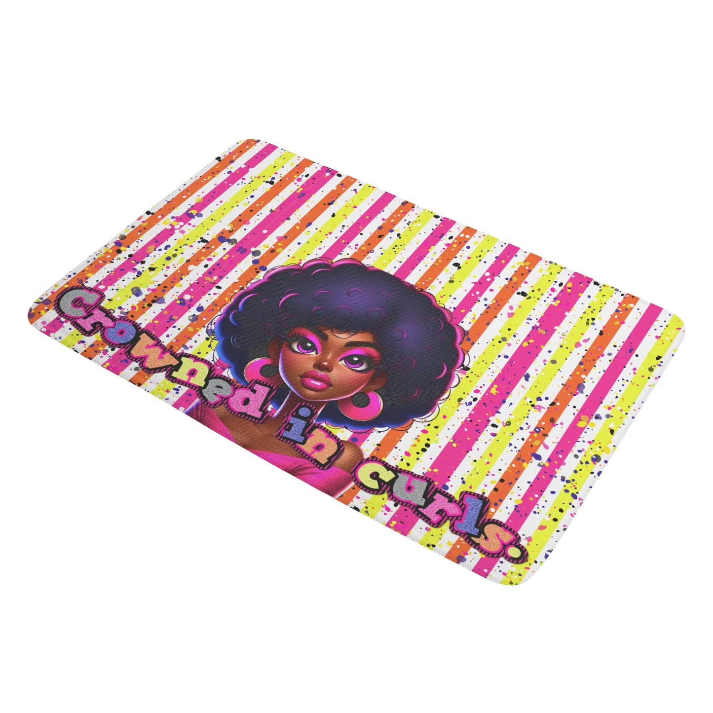 CROWNED IN CURLS • THE DOOR MAT