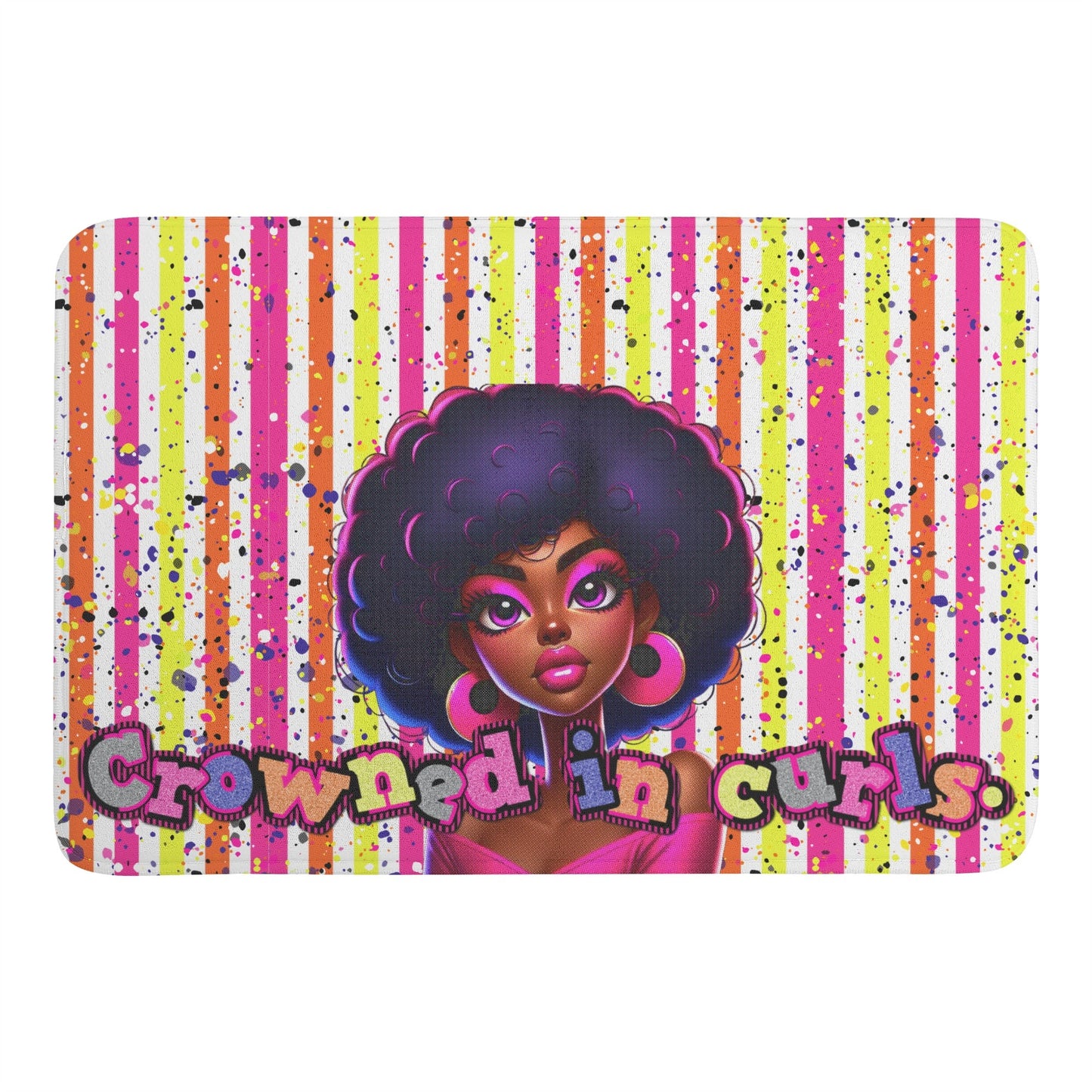 CROWNED IN CURLS • THE DOOR MAT