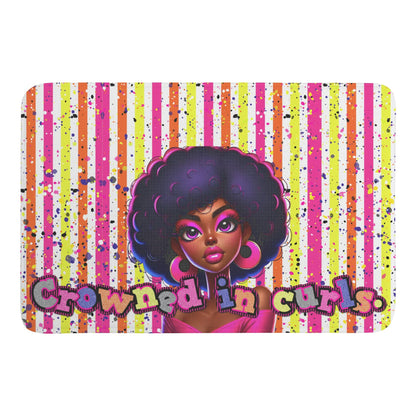 CROWNED IN CURLS • THE DOOR MAT