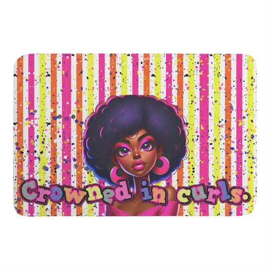 CROWNED IN CURLS • THE DOOR MAT