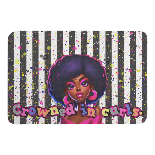 CROWNED IN CURLS • THE DOOR MAT