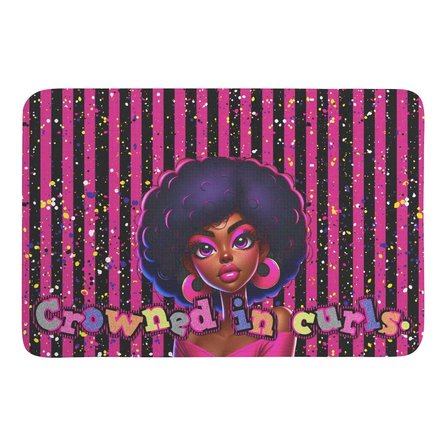 CROWNED IN CURLS • THE DOOR MAT