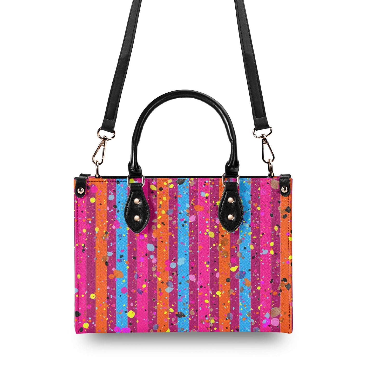 COLORFUL HAIR DONT CARE • THE LEATHER TOTE