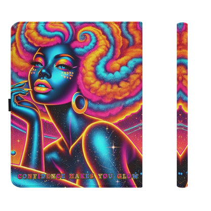 CONFIDENCE MAKES YOU GLOW • THE LEATHER PADFOLIO