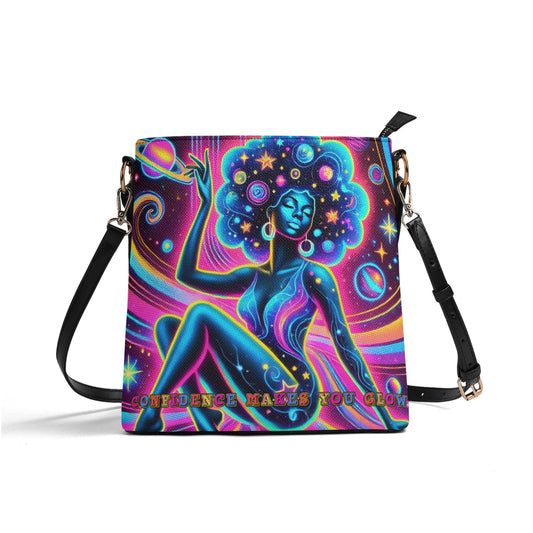 CONFIDENCE MAKES YOU GLOW • THE SHOULDER BAG