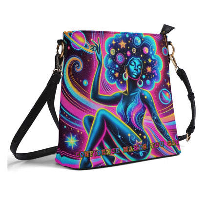 CONFIDENCE MAKES YOU GLOW • THE SHOULDER BAG