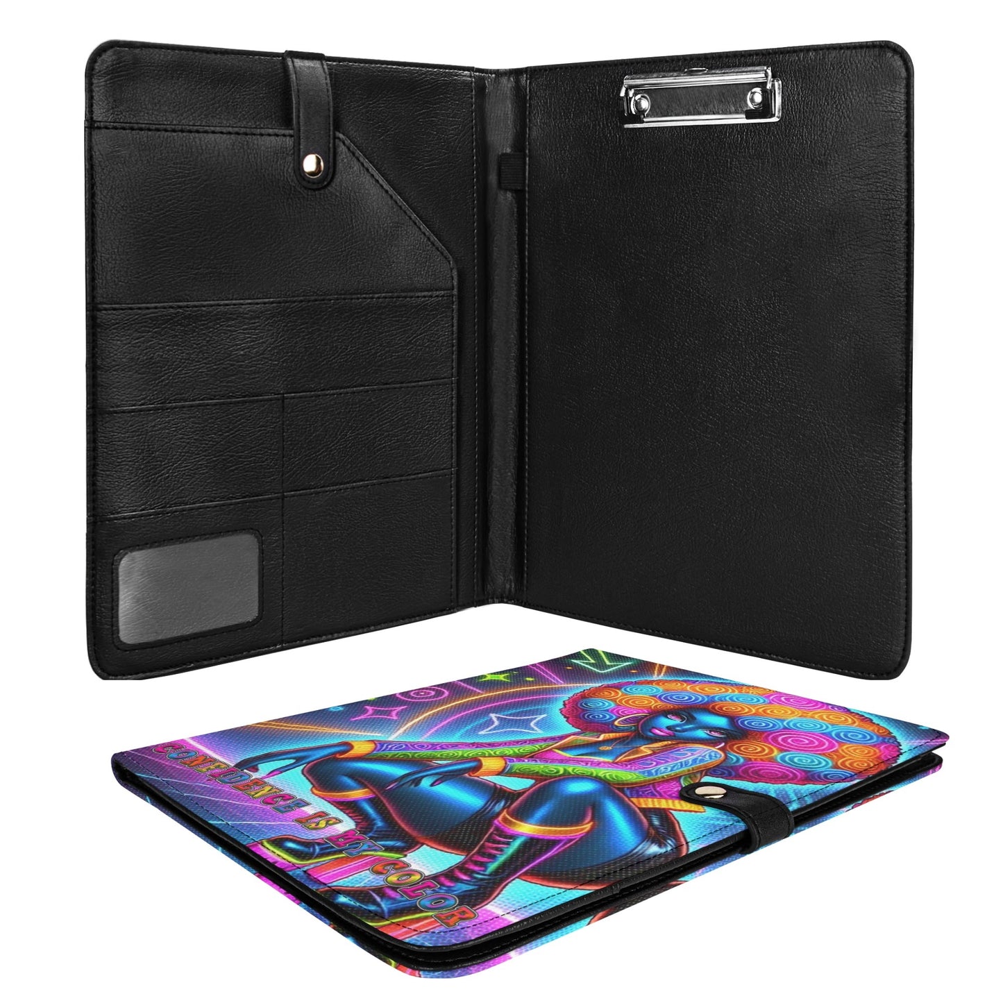 CONFIDENCE IS MY COLOR • THE LEATHER PADFOLIO